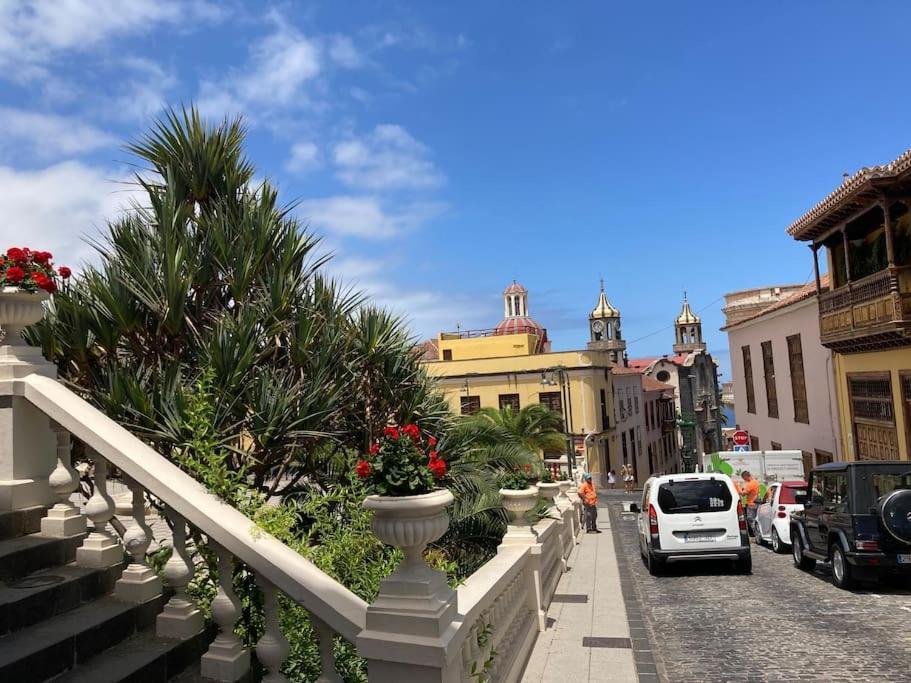 Romantisches Haus In Der Historischen Altstadt Von Orotava La Orotava Exteriör bild